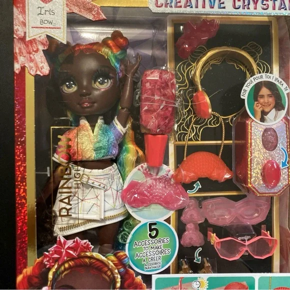 Rainbow High Creative Crystals Iris Fashion Doll with Crystal Accessory Kit - Picture 7 of 10
